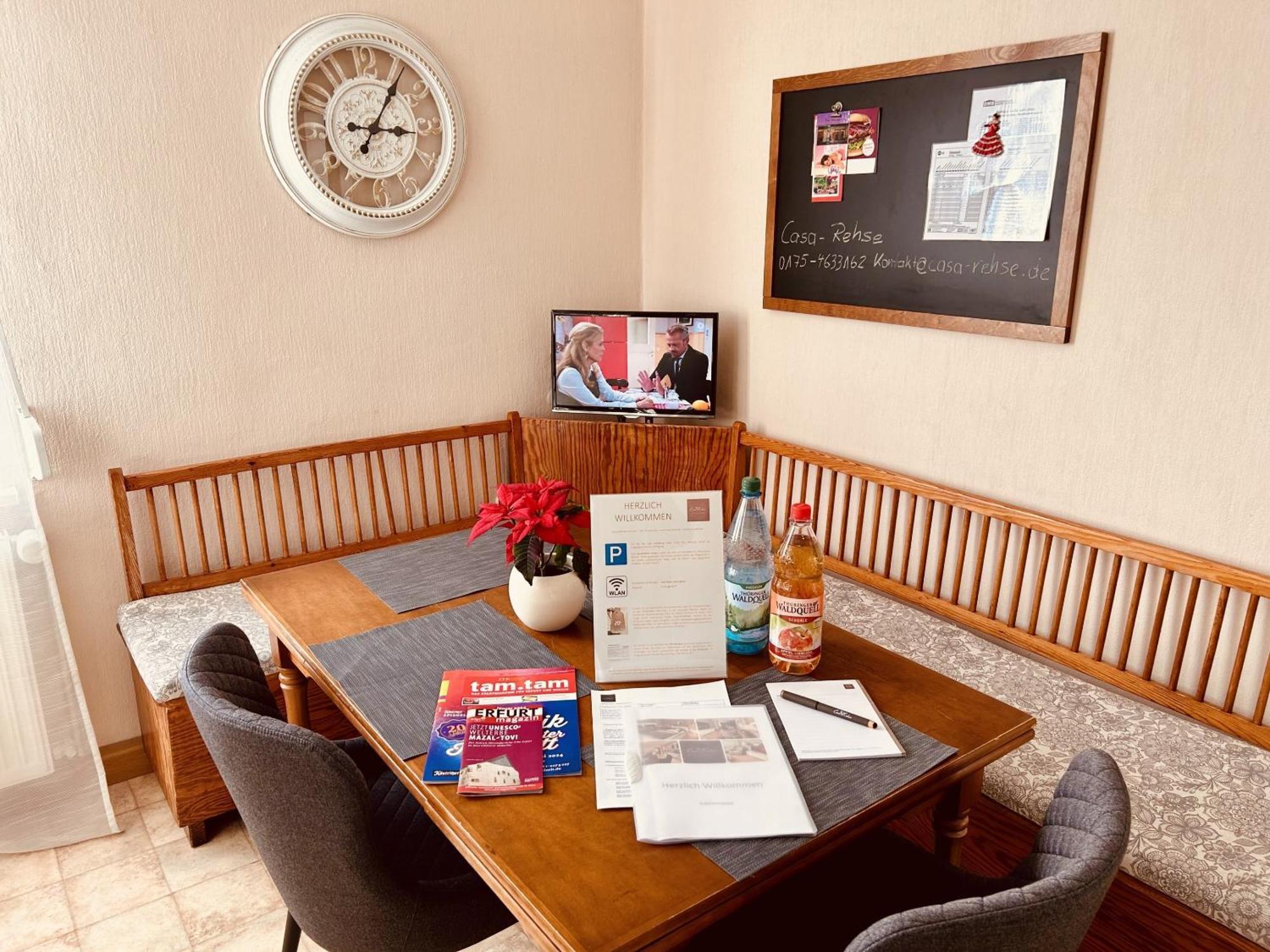 Casa Rehse I Stilvolles Apartment I 24H-Self-Check-In I Kostenlos Parken & Wlan I 55-Zoll-Smart&Kabel-Tv I Oepnv Erfurt Exterior photo